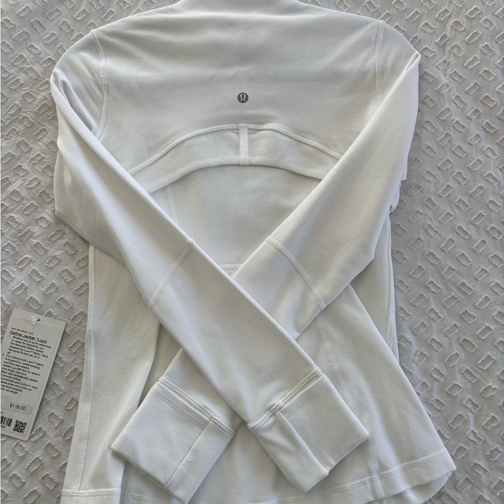Lululemon White Define Jacket NWT - image 5